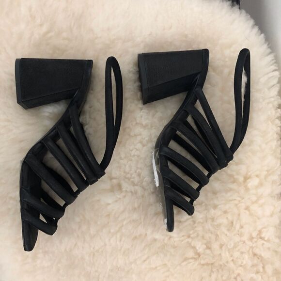 Free People Colette Strappy Sandals Black Size EUR 36= US 6 - Picture 4 of 8